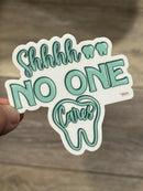 Sarcastic Dental Stickers | Dentist Office Decor | Dental Assistant Gift | Hygienist Sticker | Tooth Stickers | Dental Team Swag