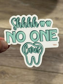 Sarcastic Dental Stickers | Dentist Office Decor | Dental Assistant Gift | Hygienist Sticker | Tooth Stickers | Dental Team Swag