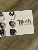 Dental Earrings, Teeth Earrings, Tooth Earrings, Glitter Tooth Earrings, Dental Hygiene Gift Dental Assistant, Dental Graduation