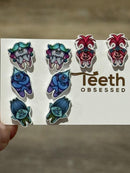 Dental Earrings, Teeth Earrings, Tooth Earrings, Glitter Tooth Earrings, Dental Hygiene Gift Dental Assistant, Dental Graduation