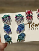 Dental Earrings, Teeth Earrings, Tooth Earrings, Glitter Tooth Earrings, Dental Hygiene Gift Dental Assistant, Dental Graduation