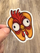 Rooster Dental Stickers | Dentist Office Decor | Dental Assistant Gift | Hygienist Sticker | Tooth Stickers | Dental Team Swag