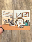 Brad Pit and Fissures Dental Stickers | Dental Sealant| Dental Assistant Gift | Hygienist Sticker | Tooth Stickers | Dental Team Swag