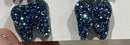 Blue Tooth Dental Earrings, Teeth Earrings, Tooth Studs, RDH, Hygienist, Dental Hygiene Gift, Dental Assistant, Dental Graduation