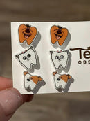 Dental Earrings, Teeth Earrings, Tooth Earrings, Glitter Tooth Earrings, Dental Hygiene Gift Dental Assistant, Dental Graduation