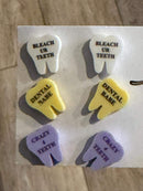 Valentine Dental Earrings, Heart Teeth Earrings, Tooth Studs, RDH, Hygienist, Dental Hygiene Gift, Dental Assistant, Dental Graduation