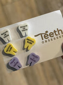 Valentine Dental Earrings, Heart Teeth Earrings, Tooth Studs, RDH, Hygienist, Dental Hygiene Gift, Dental Assistant, Dental Graduation