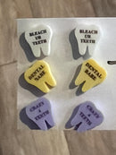 Valentine Dental Earrings, Heart Teeth Earrings, Tooth Studs, RDH, Hygienist, Dental Hygiene Gift, Dental Assistant, Dental Graduation