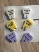 Valentine Dental Earrings, Heart Teeth Earrings, Tooth Studs, RDH, Hygienist, Dental Hygiene Gift, Dental Assistant, Dental Graduation