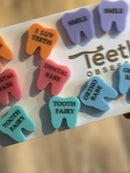 Valentine Dental Earrings, Heart Teeth Earrings, Tooth Studs, RDH, Hygienist, Dental Hygiene Gift, Dental Assistant, Dental Graduation