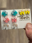 Cupcake Tooth Earrings, Teeth Earrings, Tooth EStud, Dental Birthday Gift, Hygiene Assistant Graduation Gift Dentist Gift