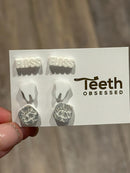 Floss Molar Tooth Earrings