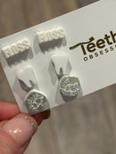 Floss Molar Tooth Earrings