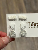 Floss Molar Tooth Earrings