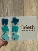 Dental Earrings, Teeth Earrings, Tooth Earrings, Glitter Tooth Earrings, Dental Hygiene Gift Dental Assistant, Dental Graduation