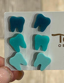 Dental Earrings, Teeth Earrings, Tooth Earrings, Glitter Tooth Earrings, Dental Hygiene Gift Dental Assistant, Dental Graduation