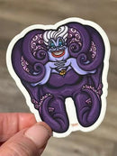 Dental Villain | Octopus Tooth Sticker, Dentist Cling | Dental Assistant Gift | Hygienist Sticker | Tooth Stickers | Dental Hygienist