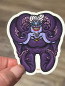 Dental Villain | Octopus Tooth Sticker, Dentist Cling | Dental Assistant Gift | Hygienist Sticker | Tooth Stickers | Dental Hygienist