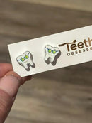 Tooth with Sunglasses Dental Earrings, Teeth Earrings, Tooth Earrings, Tooth Earrings, Dental Hygiene Gift Dental Assistant