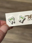 Tooth with Sunglasses Dental Earrings, Teeth Earrings, Tooth Earrings, Tooth Earrings, Dental Hygiene Gift Dental Assistant