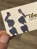 Purple Dental Earrings, Dental Molar, Teeth Earrings, Dental Gift Graduation, Tooth Earrings, Dental Hygiene Gift, Dental Assistant