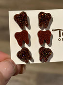 Rose Gold Dental Earrings