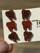 Rose Gold Dental Earrings