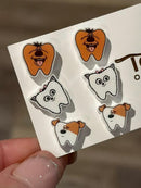 Dental Earrings, Teeth Earrings, Tooth Earrings, Glitter Tooth Earrings, Dental Hygiene Gift Dental Assistant, Dental Graduation